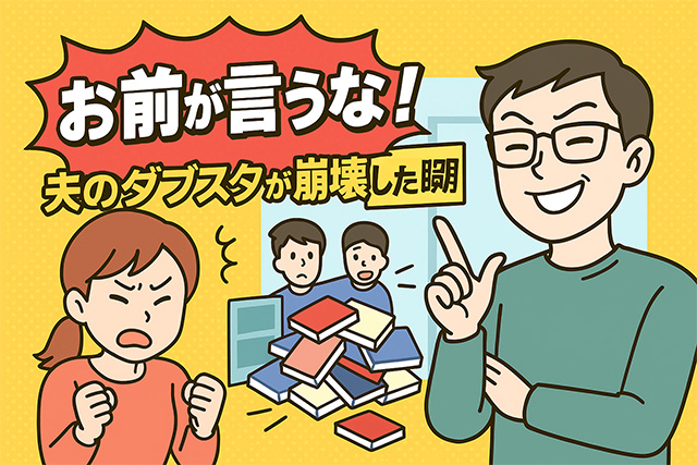 お前が言うな！夫のダブスタが崩壊した瞬間｜ウザい夫にスカッと反撃する話